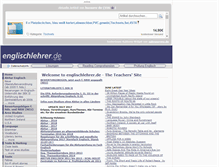 Tablet Screenshot of englischlehrer.de